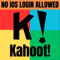 kahoot no ios login allowed