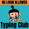 typing club no login allowed